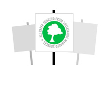 Sustainable paper source logo